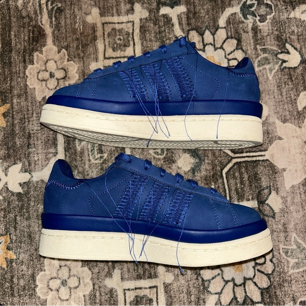 Adidas Y-3 Royal Blue Platform Sneakers - Picture 6 of 9